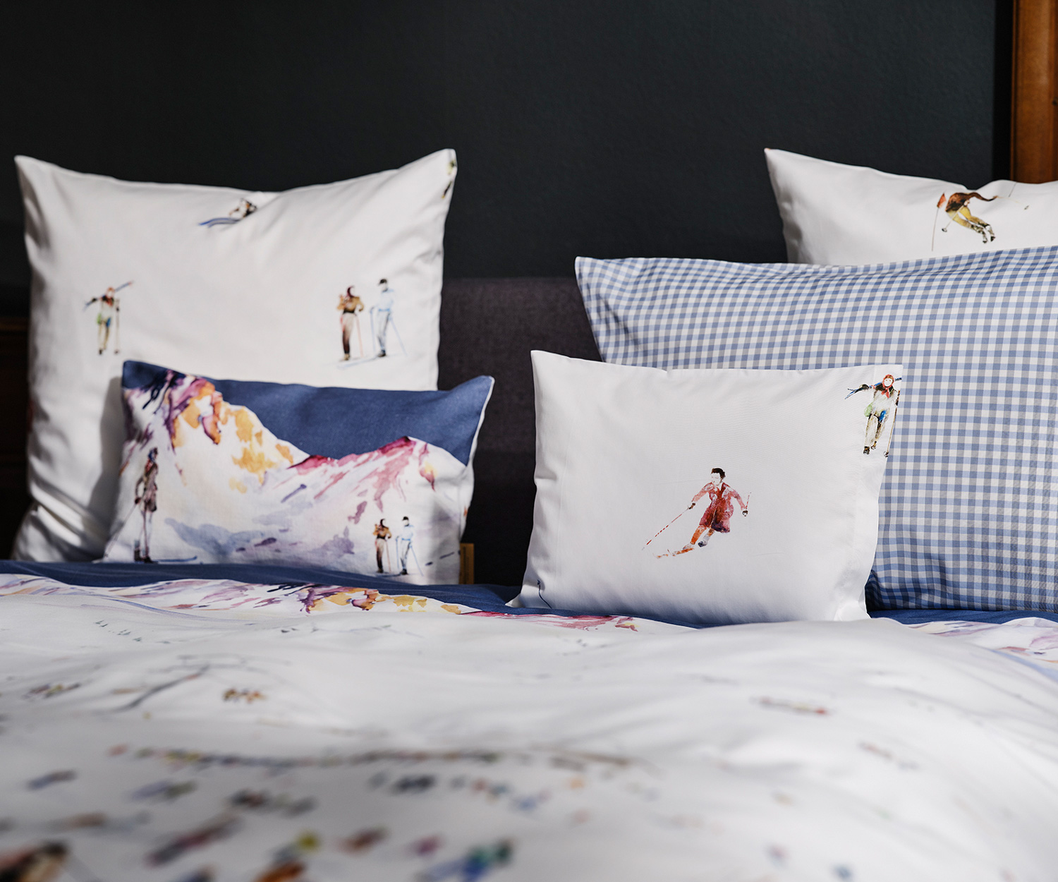 Christian Fischbacher SKI & ENGADINA – Ropa de cama de lujo inspirada en los Alpes Suizos