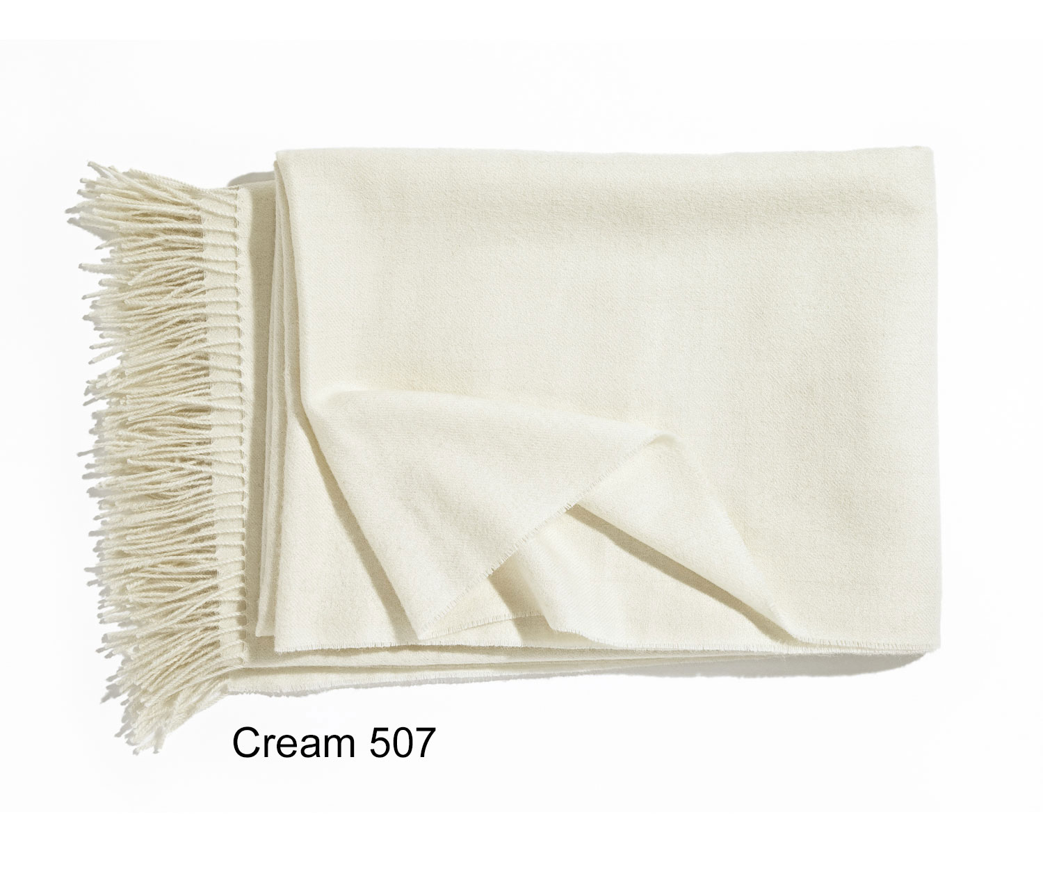 Plaid PURO de Fischbacher col. 507 cream - Alpaca 