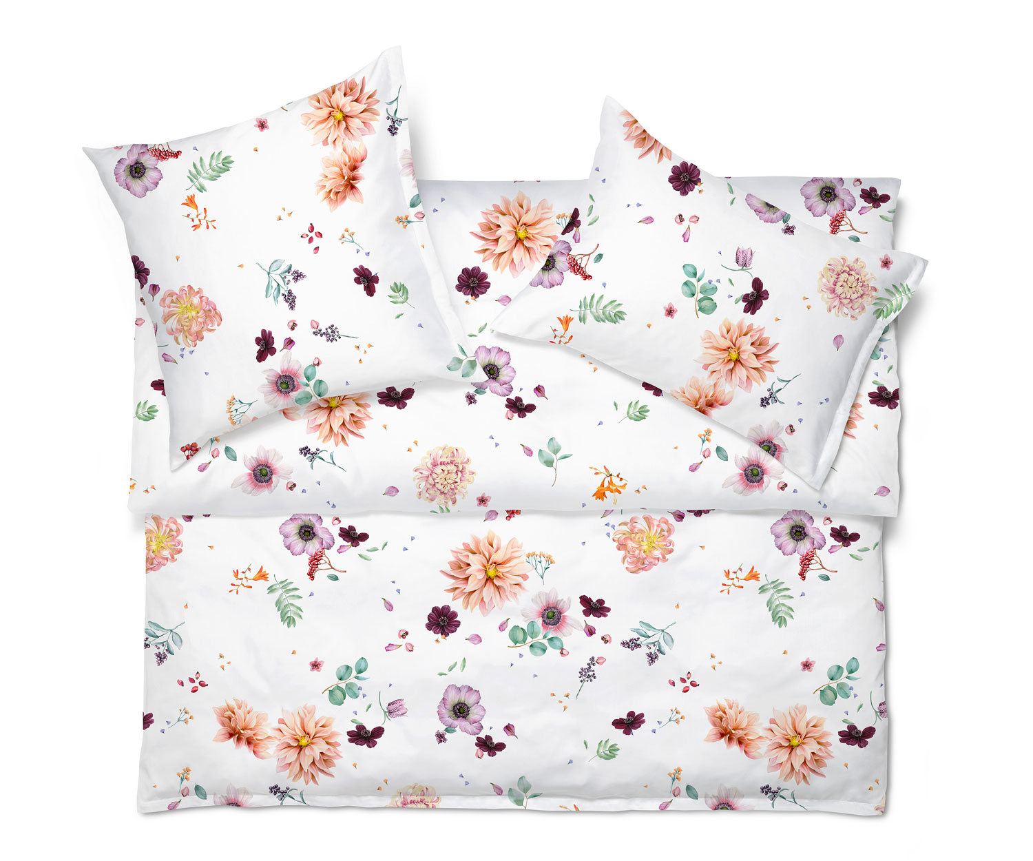 Schlossberg RUBY BLANC sateen duvet cover
