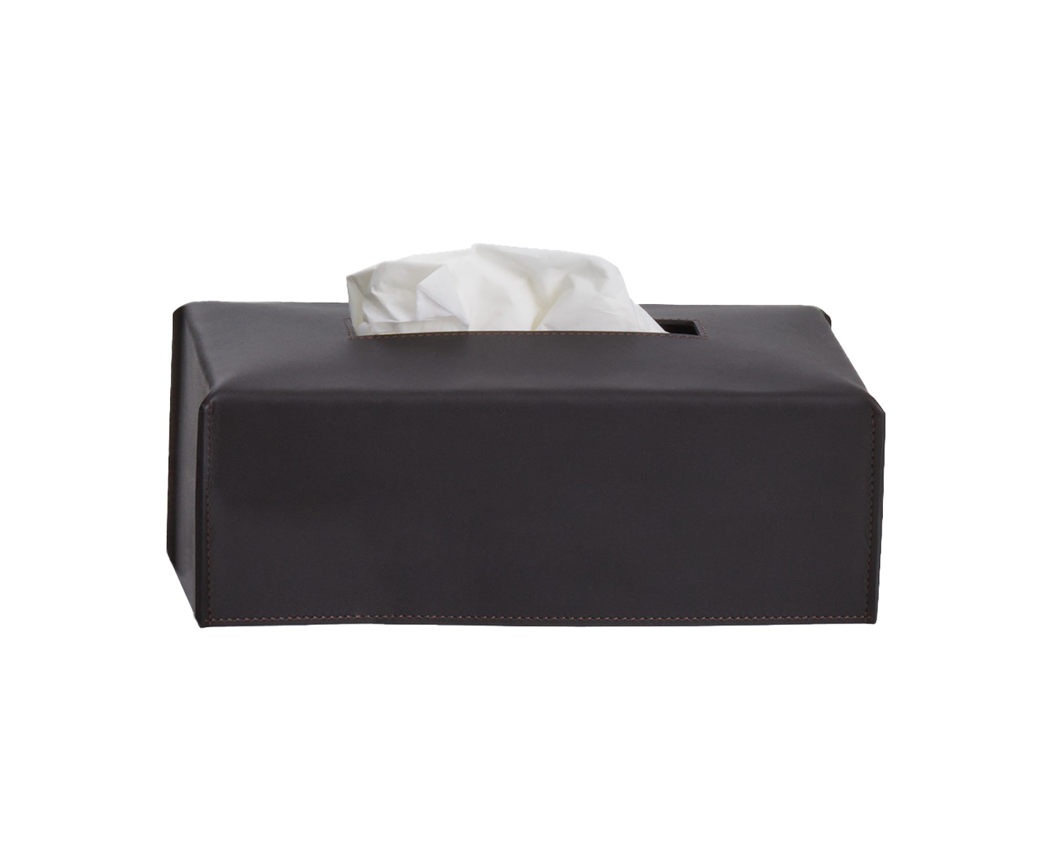 Decor_Walther_Nappa_Tissue-box_0938090_blackbrown Decor Walther NAPPA Tissue box black brown