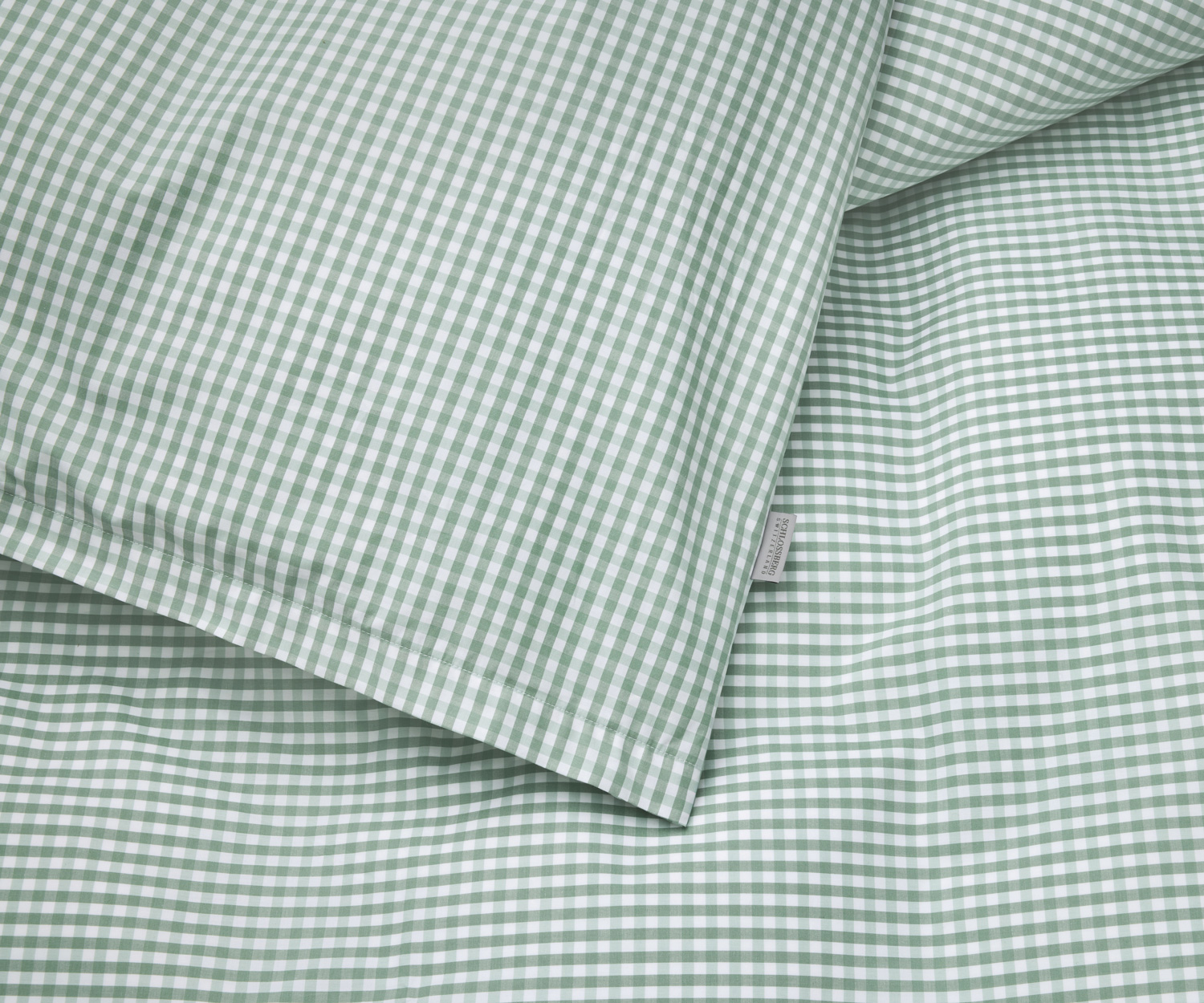 Schlossberg-bettwaesche_Andrin_vert_Marc-Leopold Schlossberg ANDRIN vert ropa de cama de percal