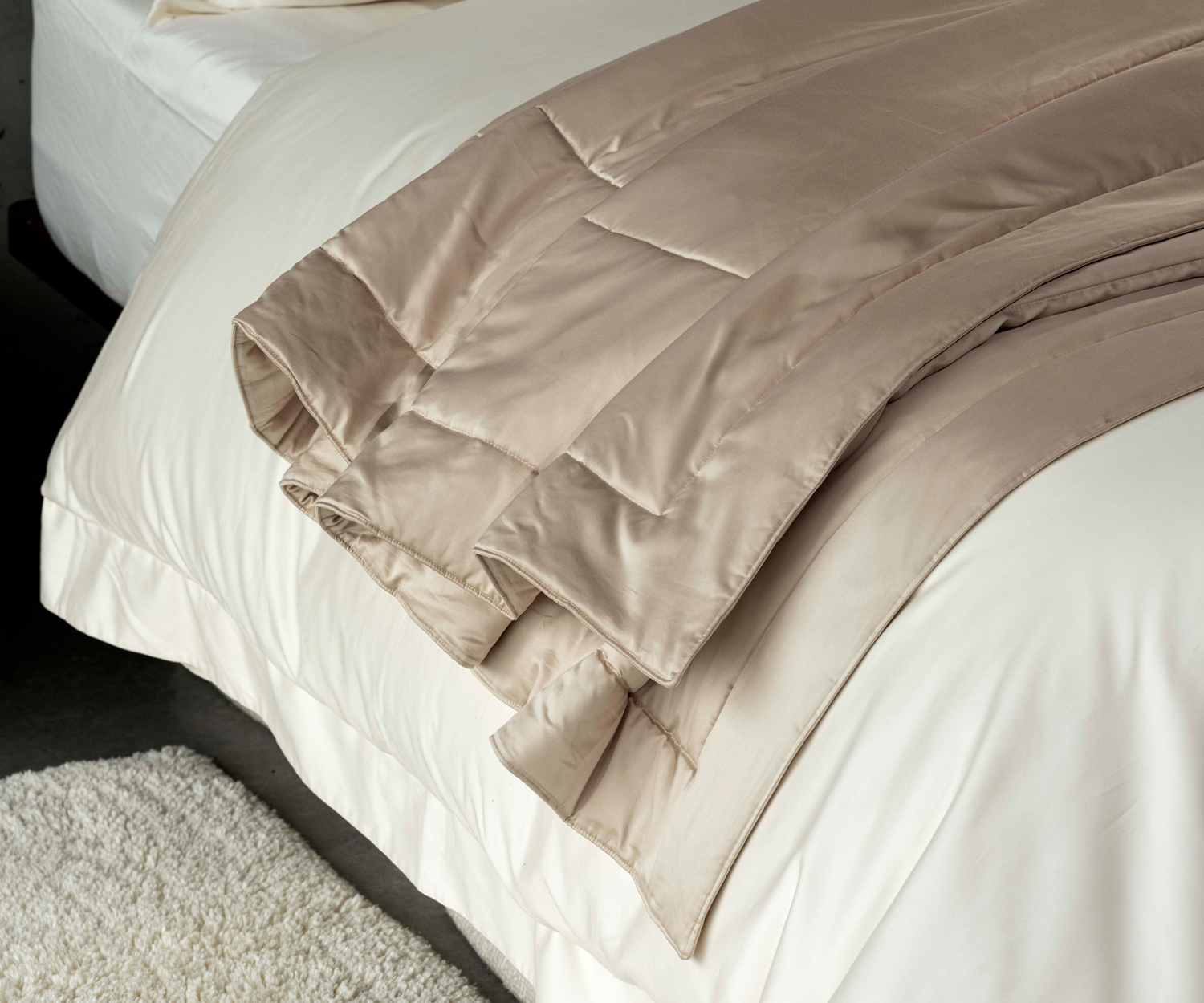 Celso-SECRET-COMFORTER-2 SECRET Comforter made from the finest satin and filled with down