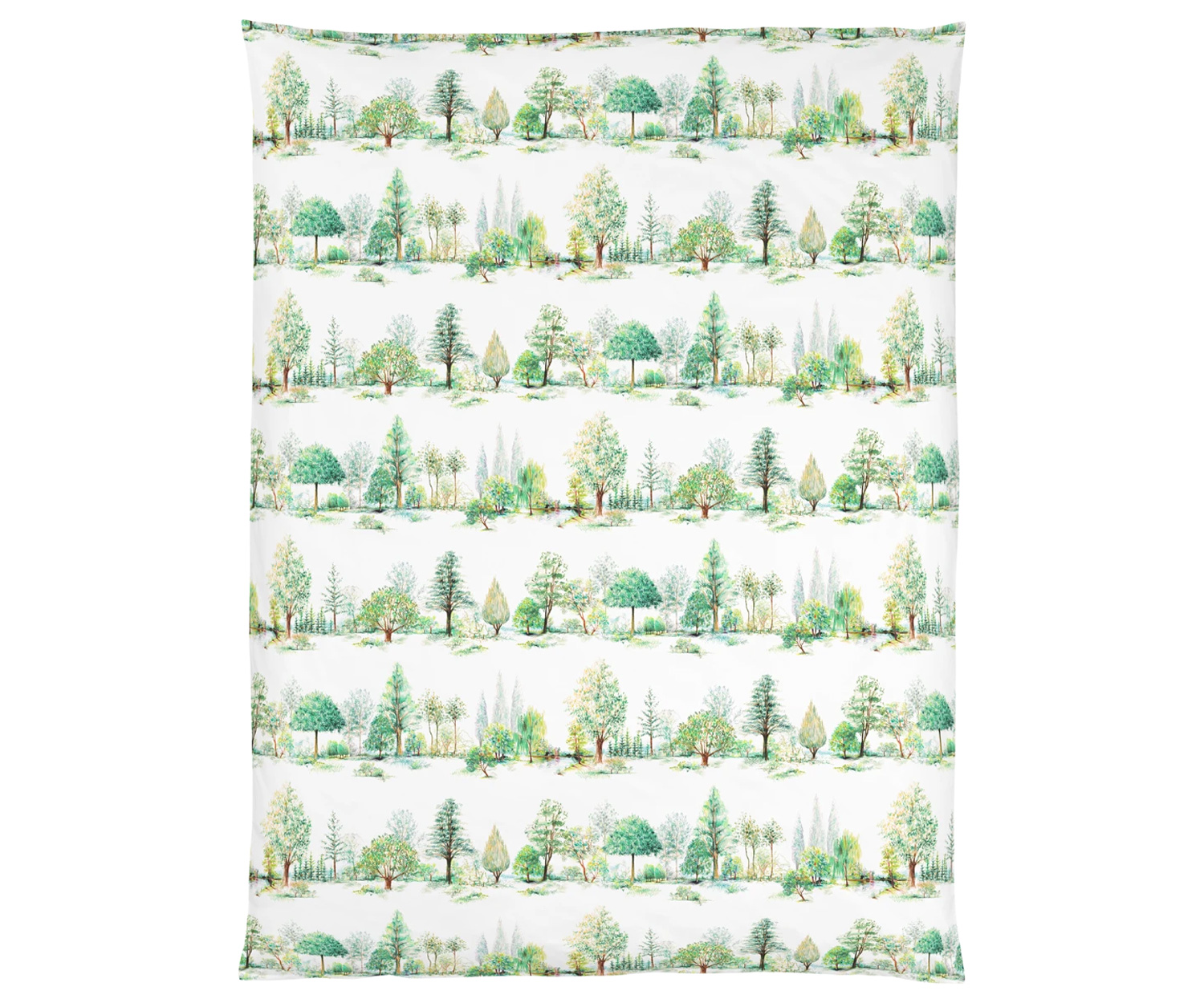 Fischbacher Ropa de cama TREES de satén 