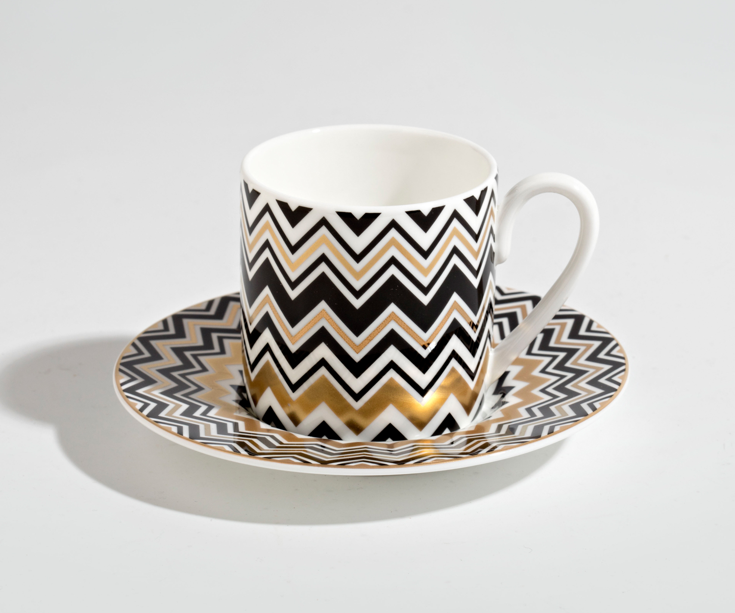 MHPZZG12-ZIG-ZAG-GOLD_Coffee-Cup-with-saucer Missoni Zig Zag gold Taza para Espresso
