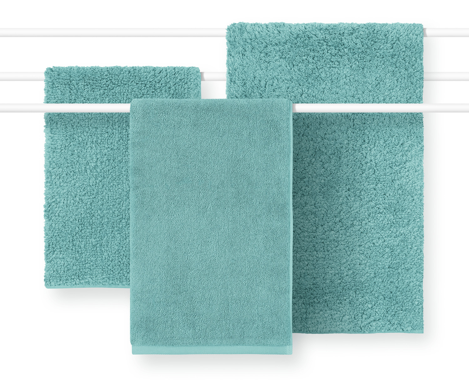 Schlossberg Bathrug COSHMERE GOTS col. turquoise
