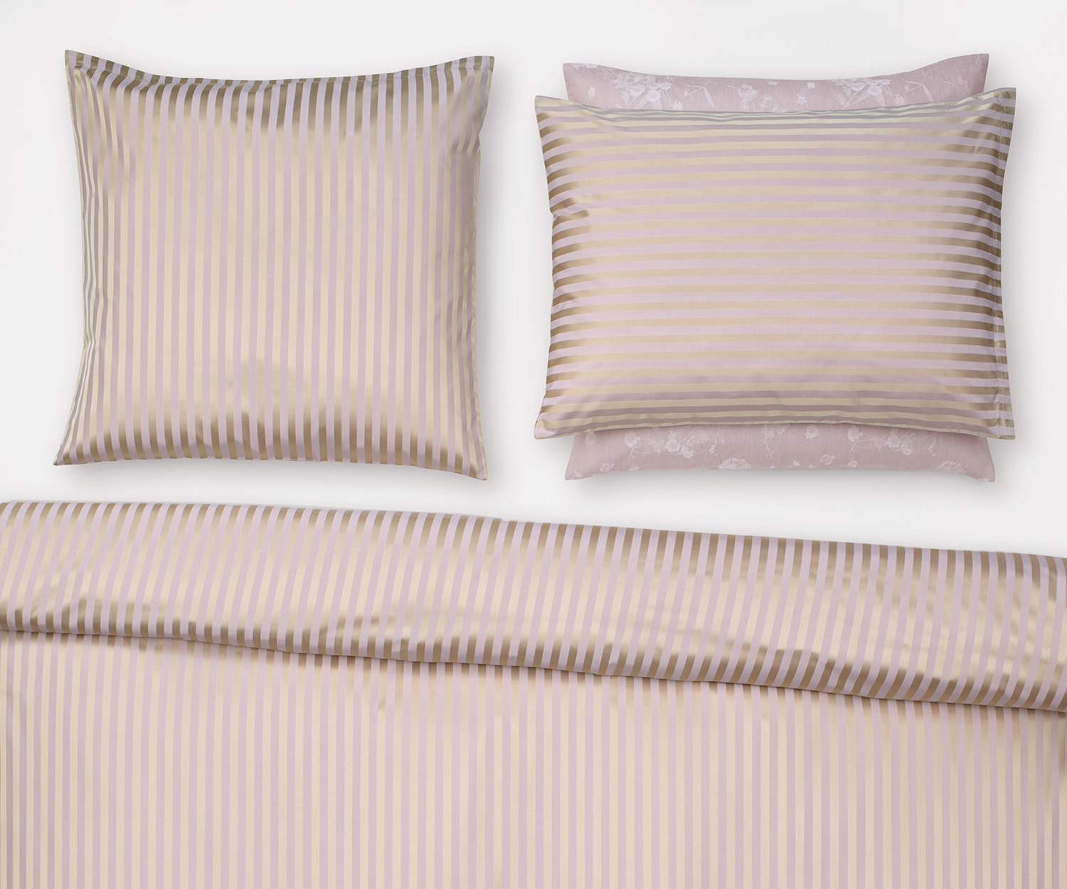 Fischbacher-Bettwaesche-Seta-Cotone Fischbacher SETA COTONE Ropa de cama col. 132 rosa concha