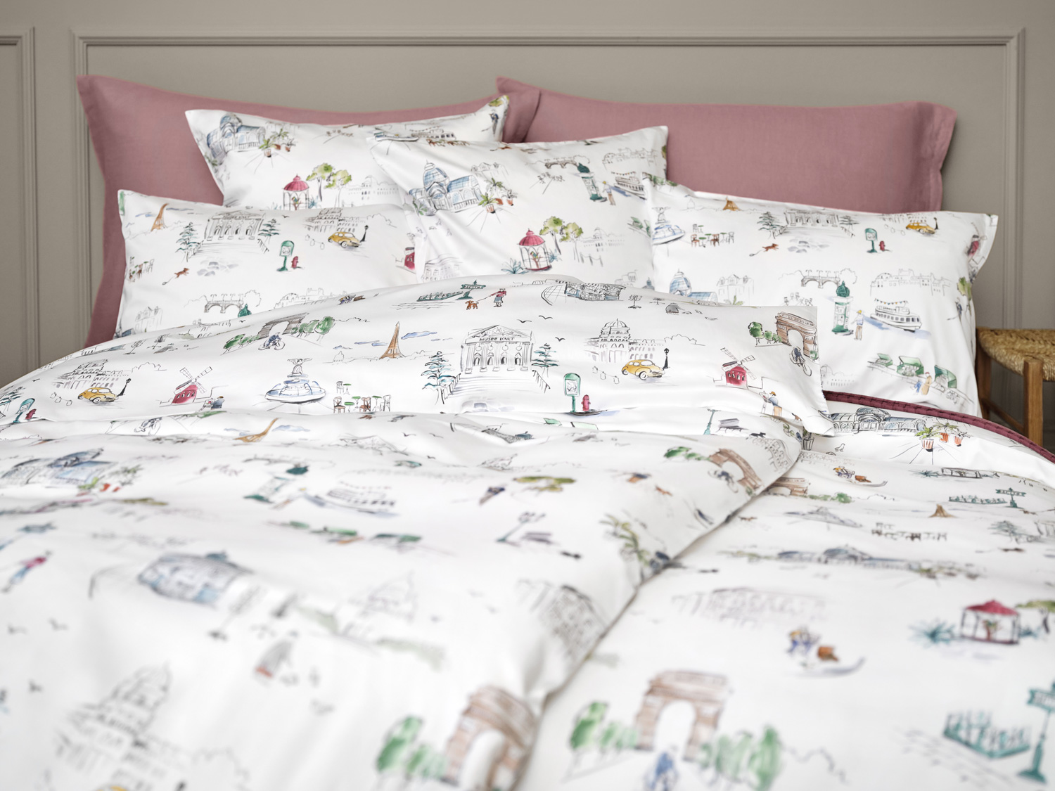 PARIS-MON-AMOUR_Schlossberg-Marc Schlossberg PARIS MON AMOUR bed linen Satin