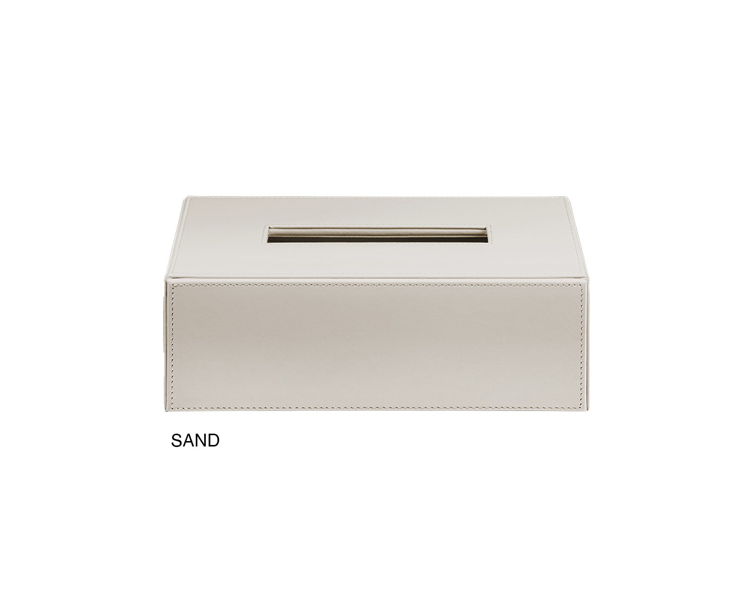 Caja de pañuelos BROWNIE de DECOR WALTHER sand