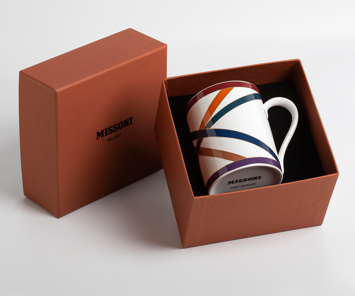 Missoni-Nastri-6 Missoni NASTRI Taza Multicolor Porcelana