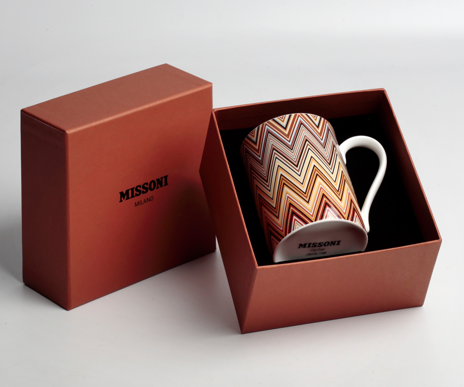 Missoni-ML-ZIG-ZAG-JARRIS-148_Mug-in-Luxury-Box Missoni JARRIS 148 taza con asa de porcelana
