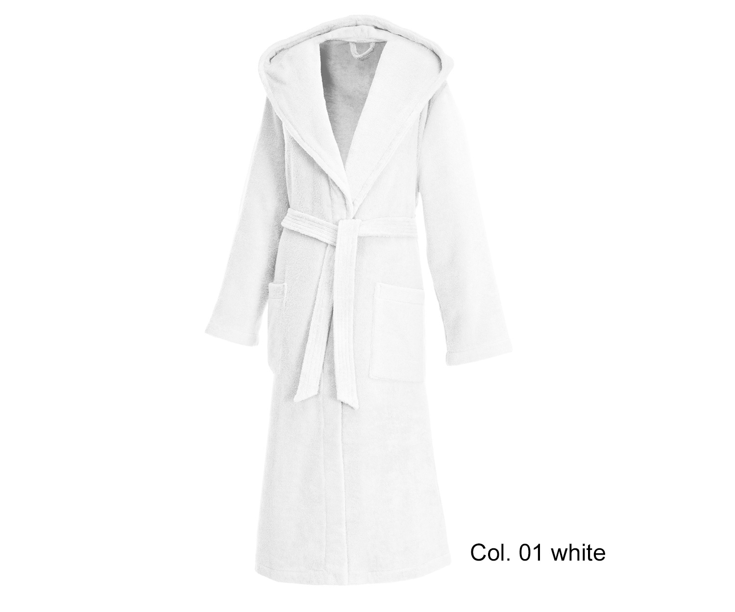 Weseta-Bademantel-Unisex-mit-Kapuze-01-white Albornoz unisex DREAMFLOR de Weseta - 01 white