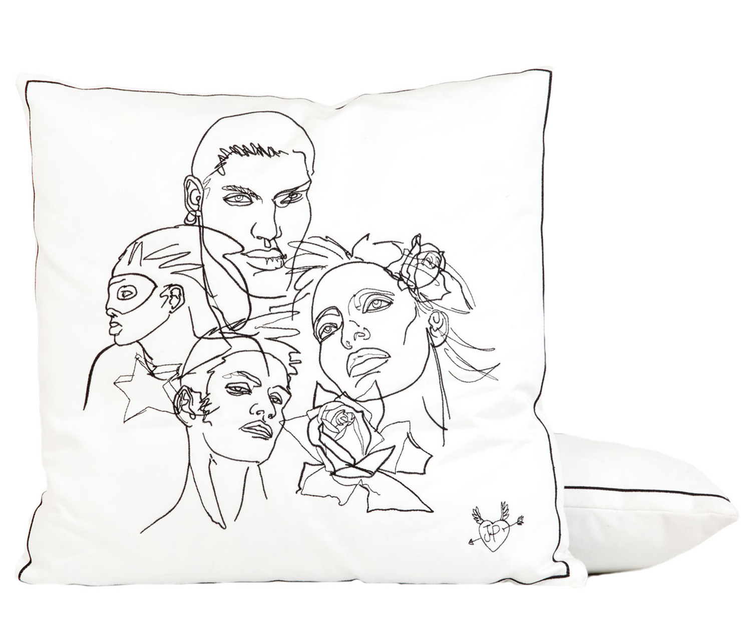 Gaultier-Kissen-AMITIES Cojín decorativo AMITIES BLANC de Jean Paul Gaultier