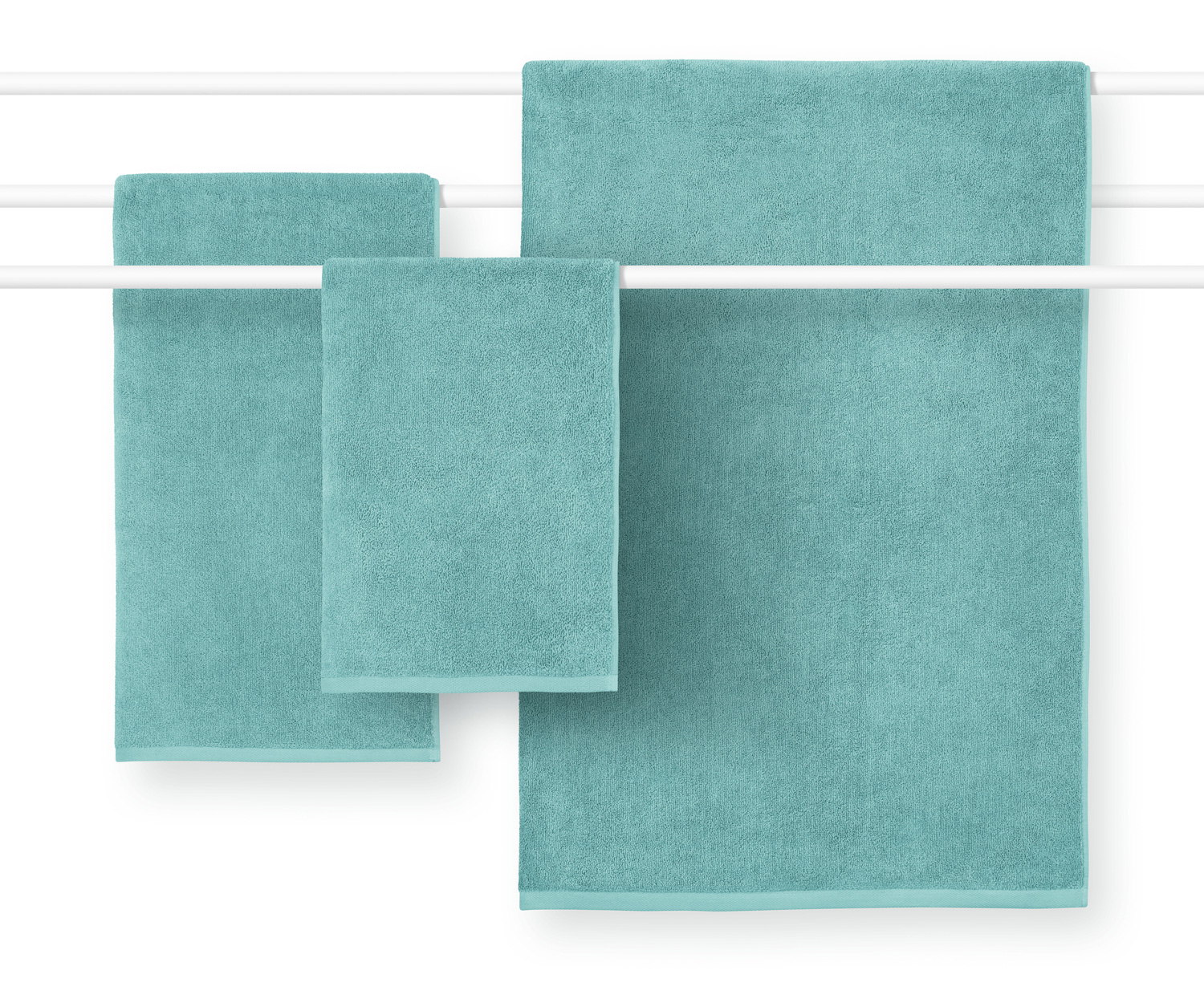 Toallas COSHMERE GOTS de Schlossberg col. turquoise Toallas COSHMERE GOTS de Schlossberg col. turquoise