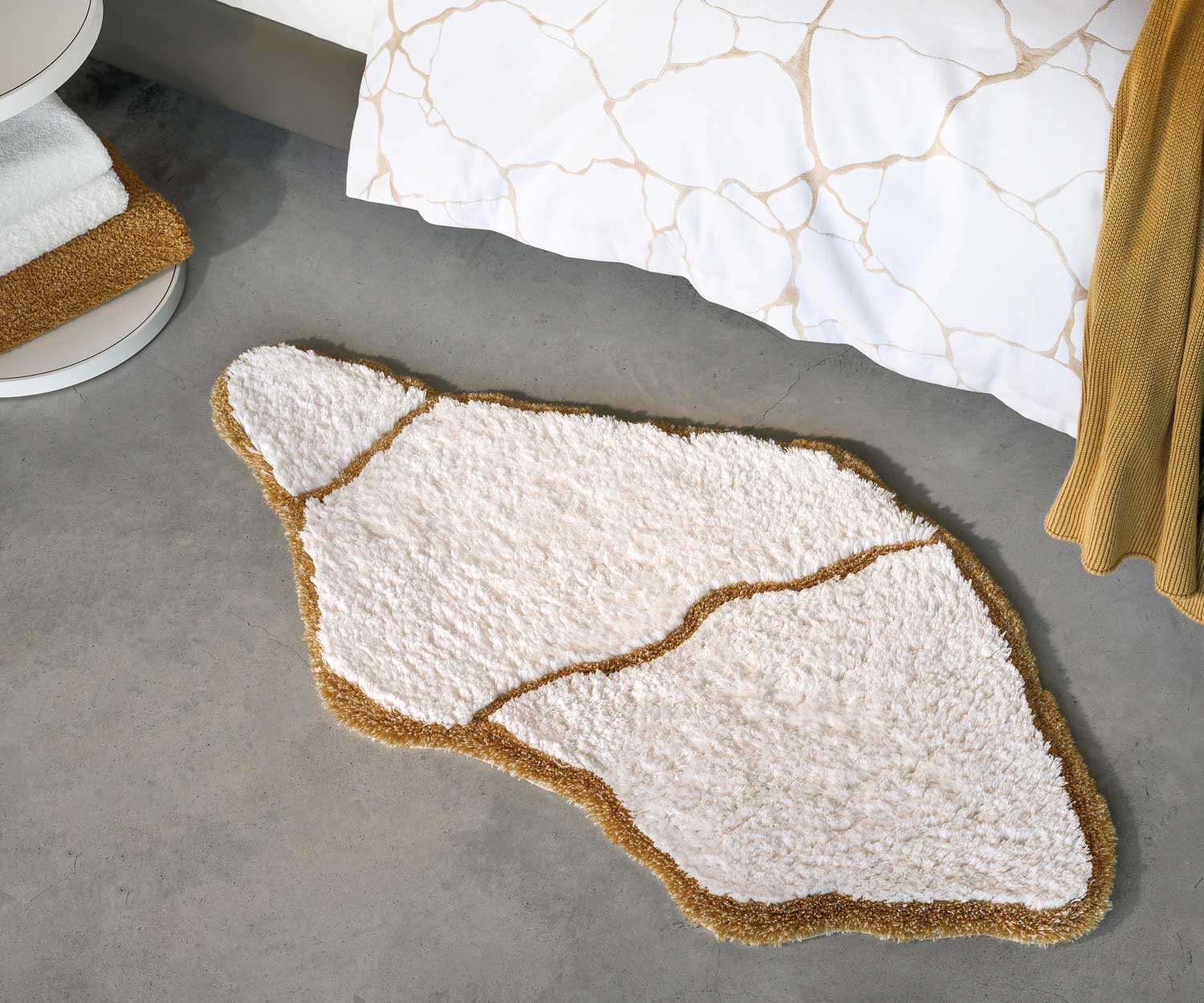 Abyss JESS bath rug gold 800
