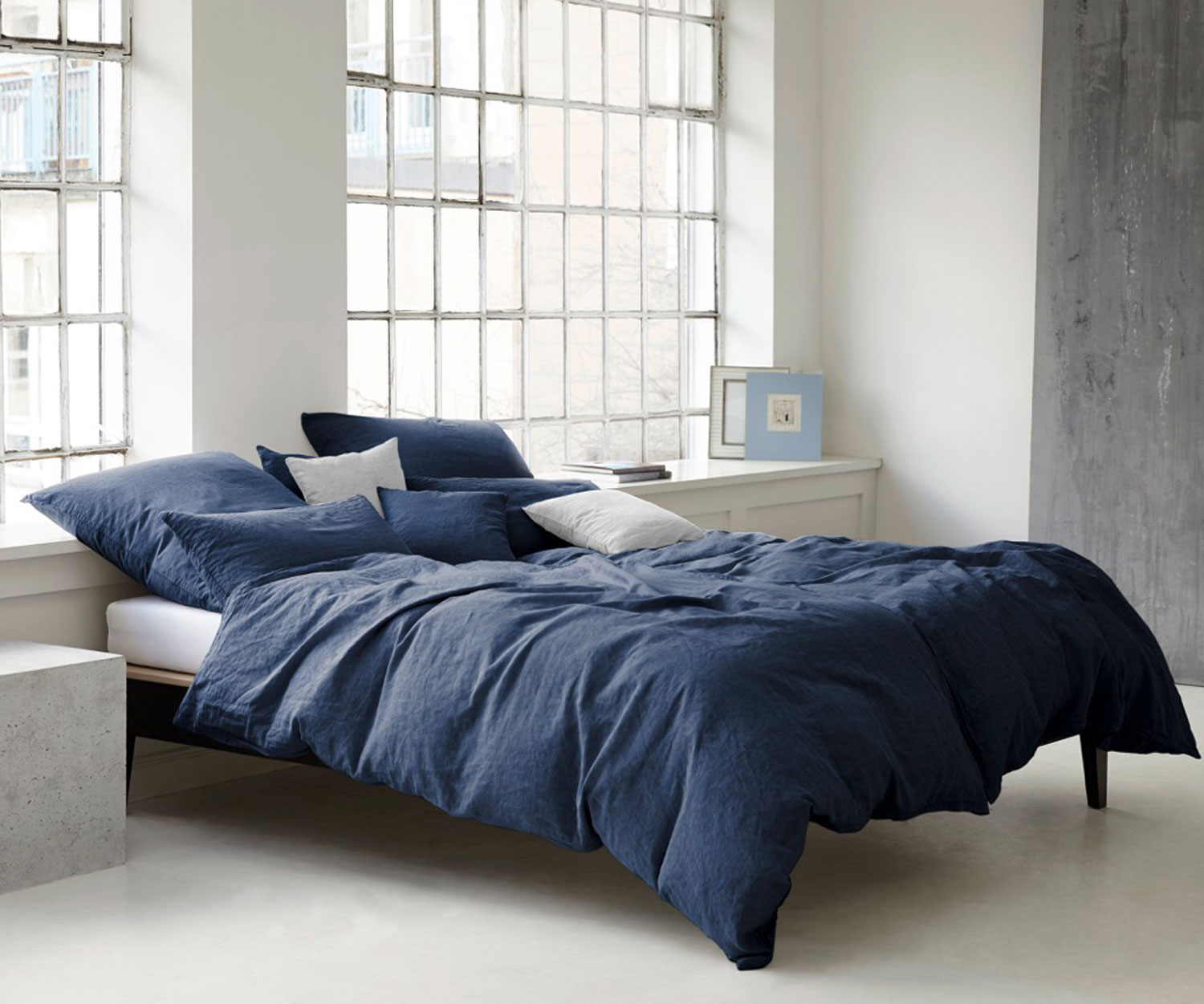 Elegante-Bettwaesche-BREEZE-7038-220Milieu Ropa de cama BREEZE de Elegante col. marine