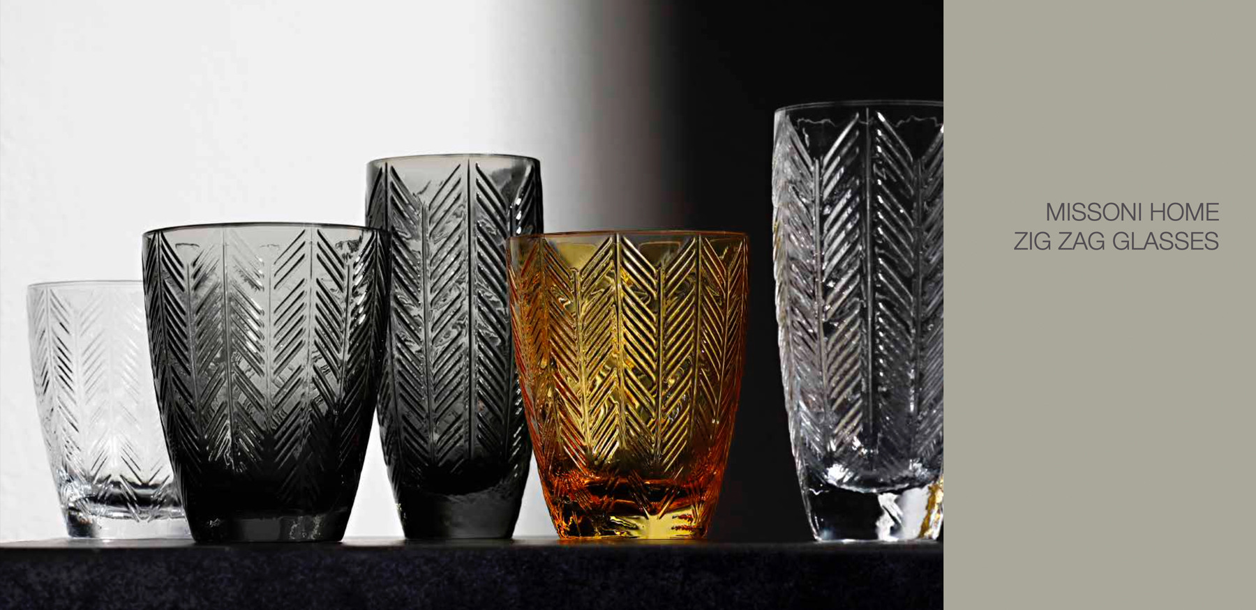 Missoni-Trinkglas-Banner