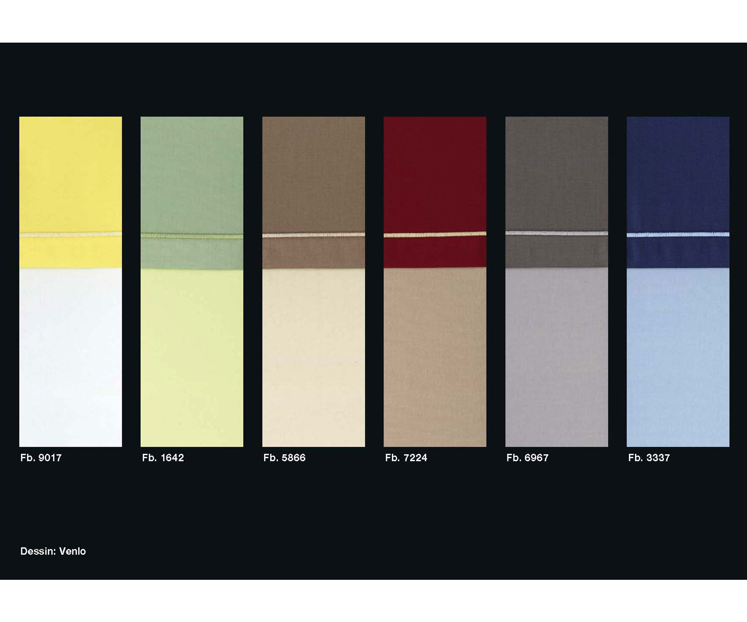 Graser-Bettwaesche-Venlo Ropa de cama VENLO de Graser - Carta de colores