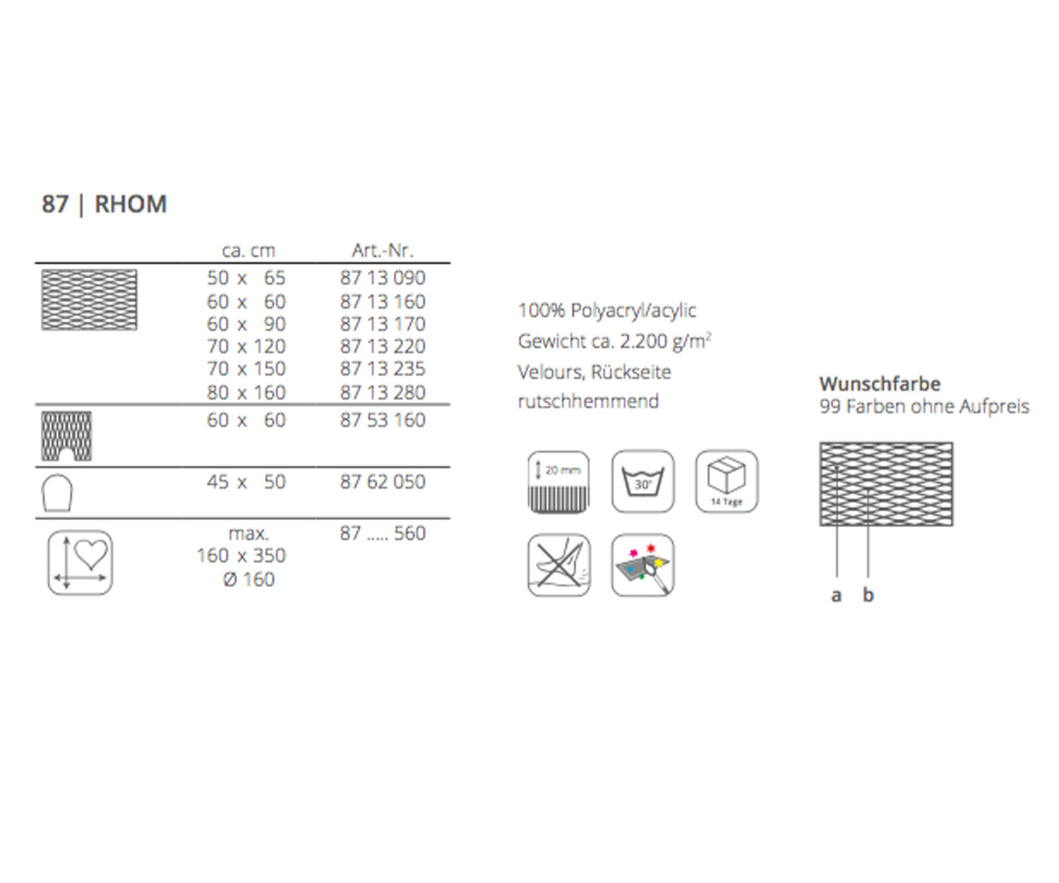 Rhomtuft-Badteppich-Rhom-DetailsHHjQLNnz6VhSl Rhomtuft bath rug RHOM - Details