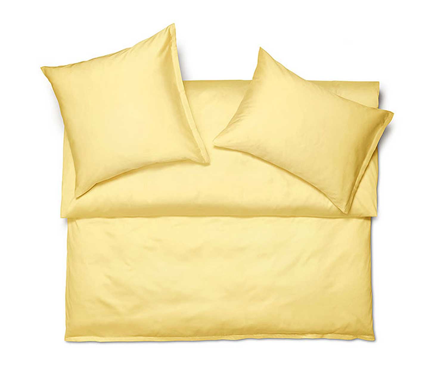 Satin-canari Schlossberg bed linen JERSEY ROYAL CANARI