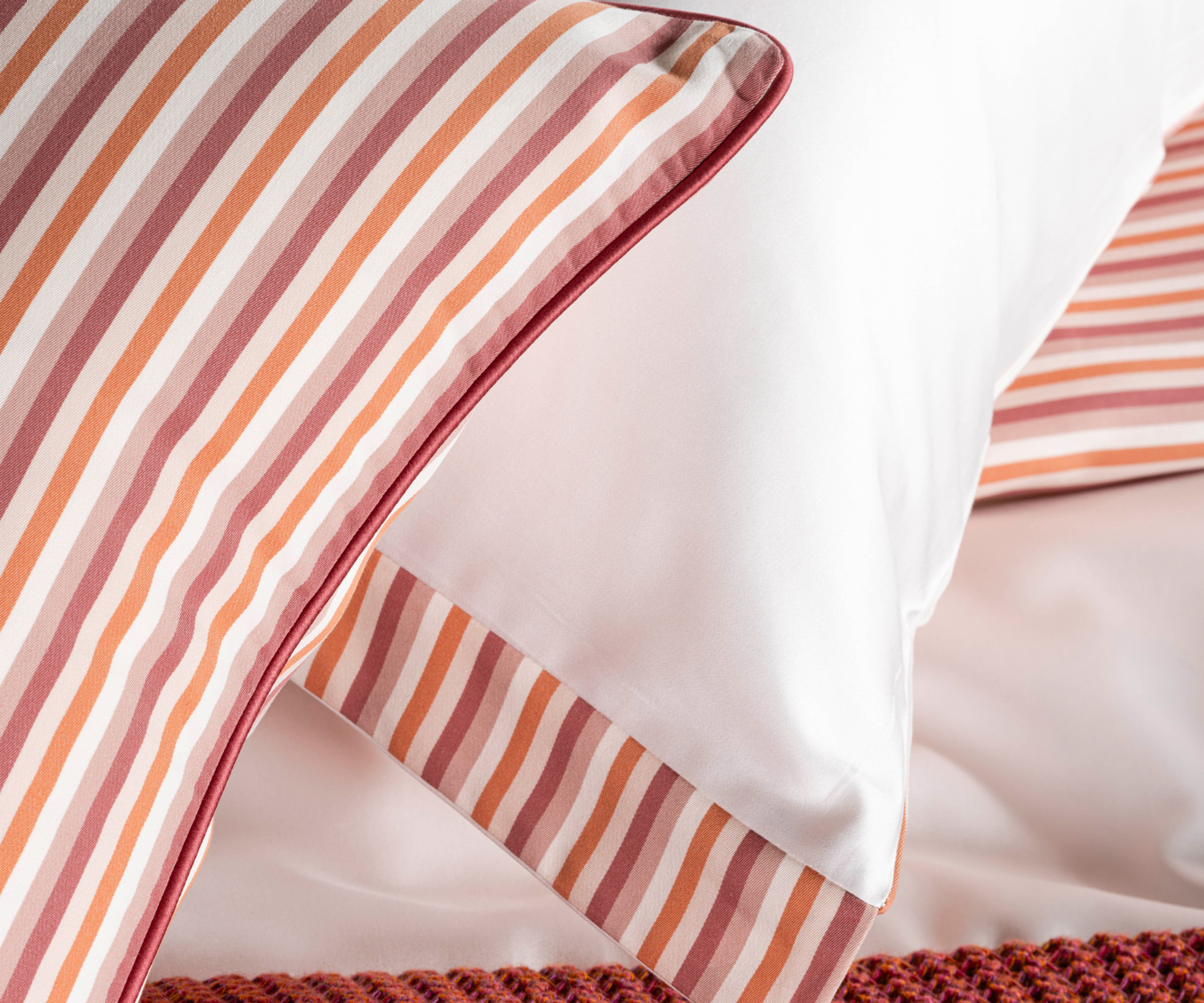 Celso-BAYA-Pillowcases Celso de Lemos BAYA Ropa de cama Jacquard con Satén