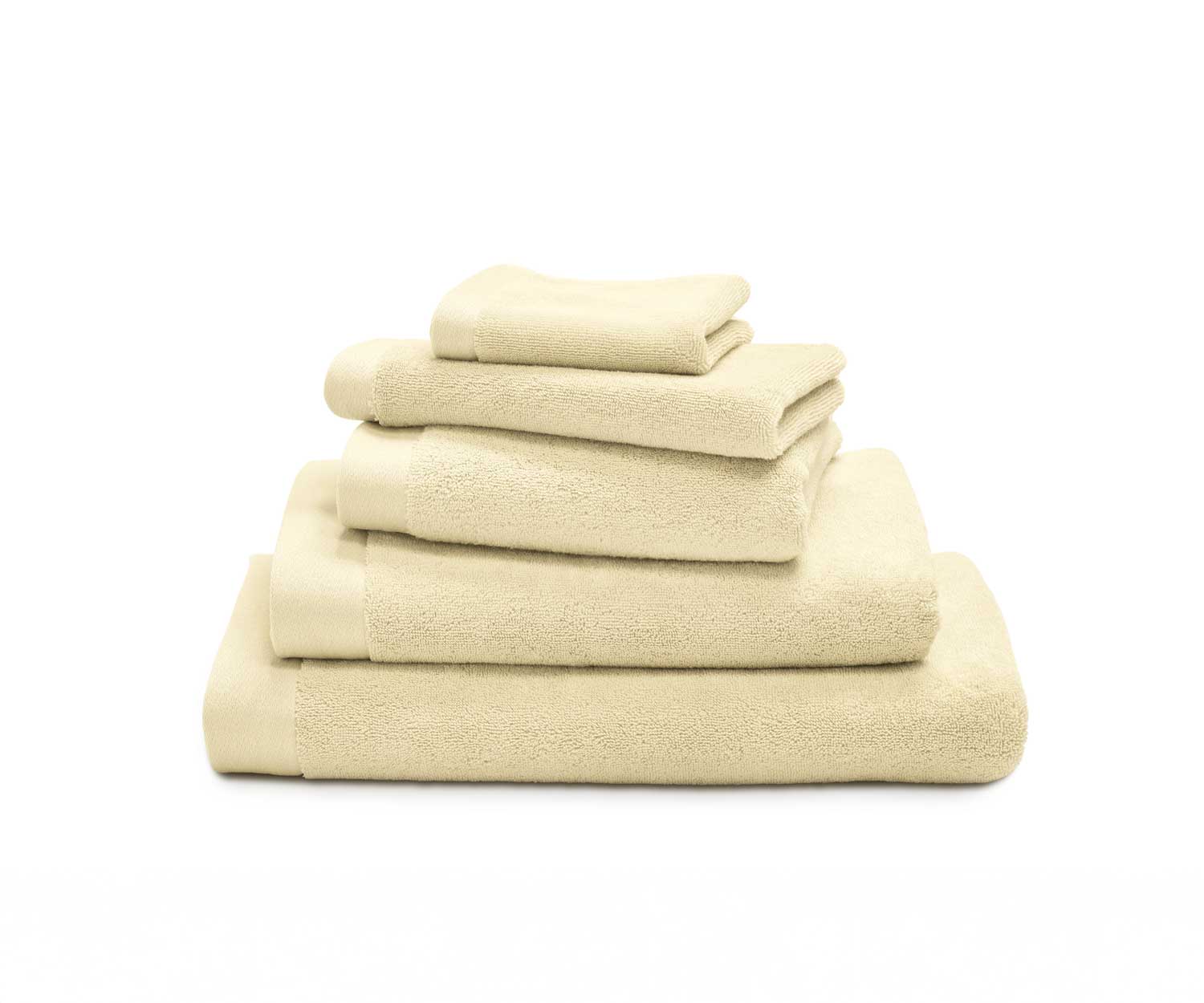 Toallas GRACE de Luiz col. butter Toallas GRACE de Luiz col. butter