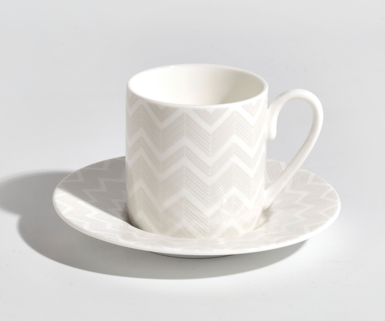 Missoni-ZIG-ZAG-WHITE_Coffee-Cup-with-saucer Missoni Zig Zag white Taza para Espresso