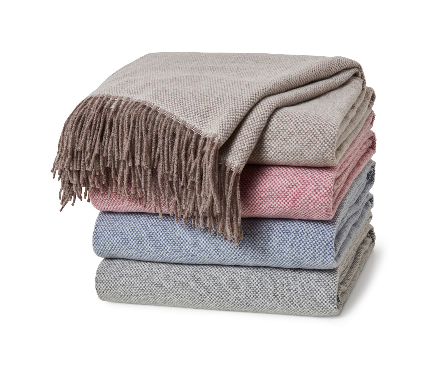 Schlossberg-Plaid-Anouk-Stapel Schlossberg ANOUK Plaid - 4 Farben