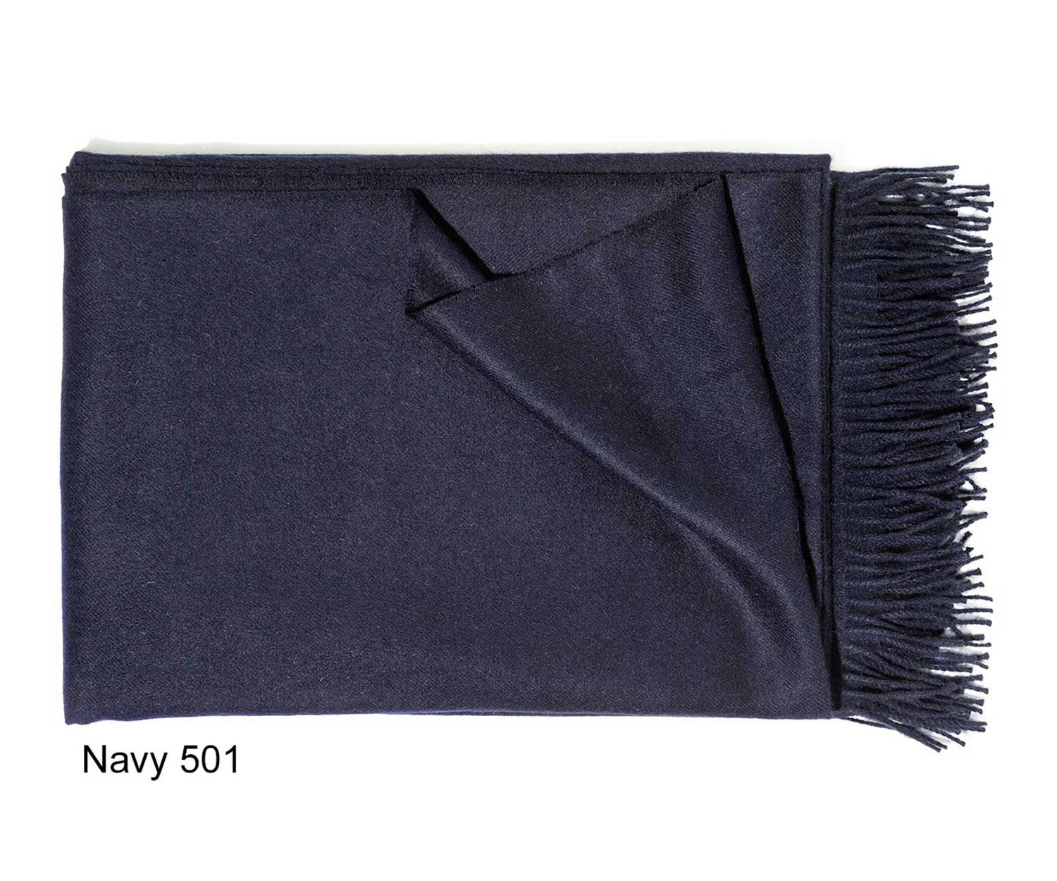 Fischbacher-Plaids-Puro-Navy-501 Plaid PURO de Fischbacher col. 501 navy