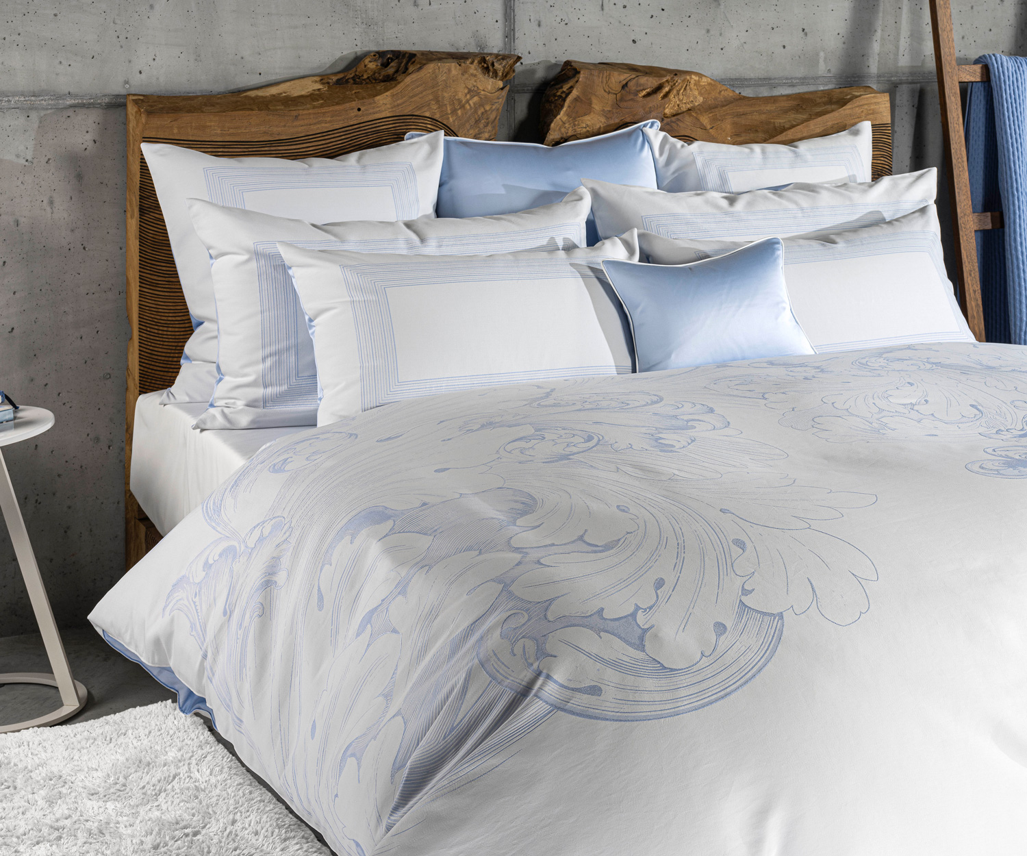 Celso-EXQUISE-360-bed-linen EXQUISE - Jacquard Bettwäsche col. 360 Sky Blue