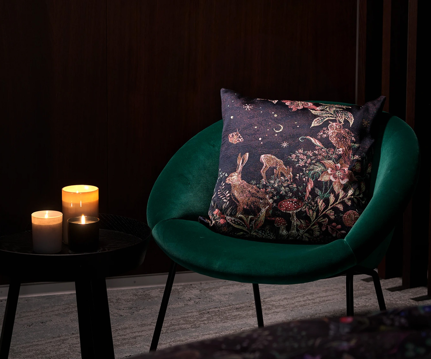 Fischbacher-Zierkissen-Magic_Forest Cojín decorativo Fischbacher MAGIC FOREST