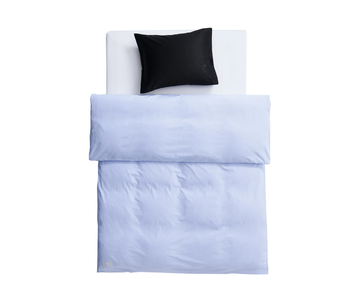 Magniberg WALL STREET POPLIN bed linen│Light blue mini stripes