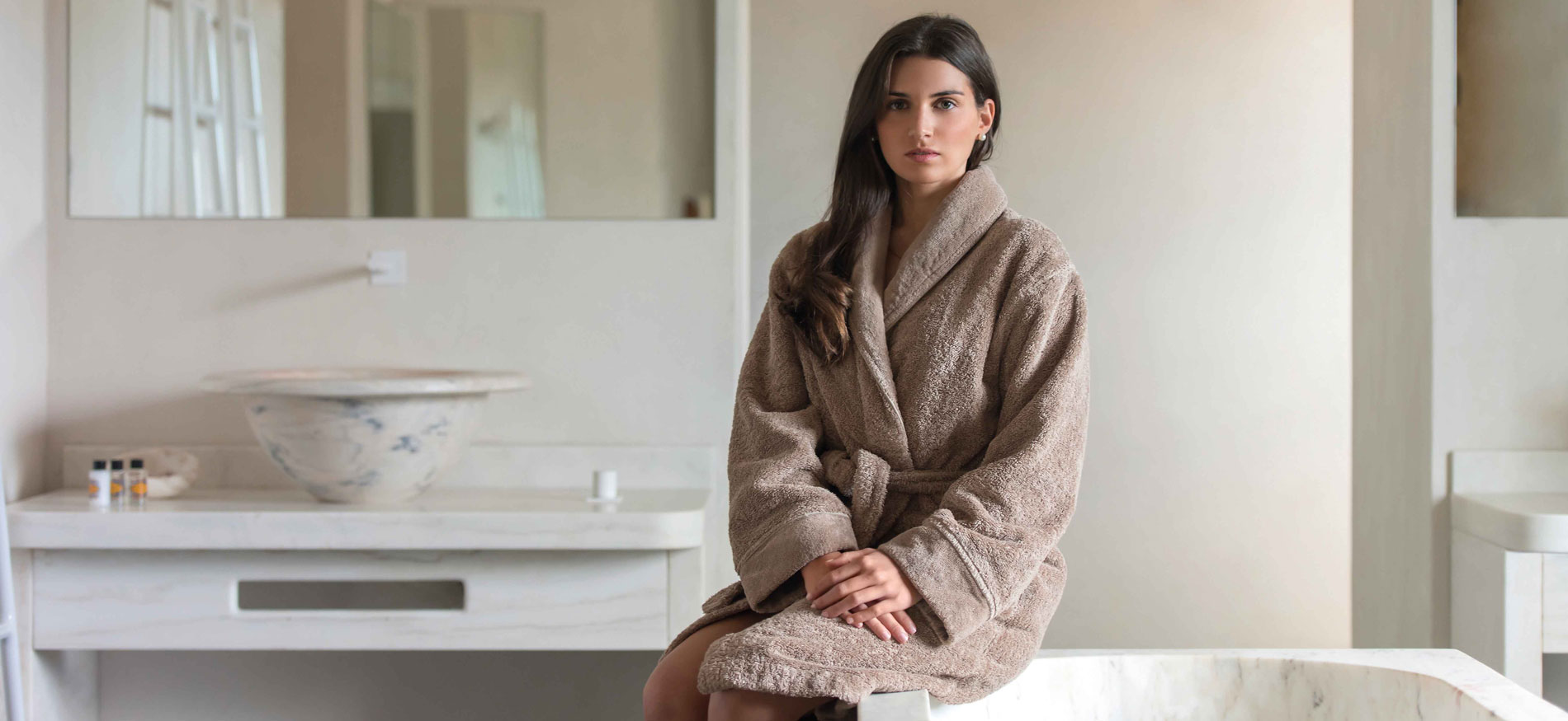 Graccioza Bathrobes from finest cotton in exclusive design and workmanship from Portugal